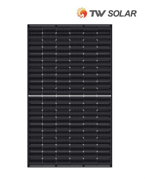 Tongwei W P Type Black Frame Half Cut Cells Mono Solar Panels