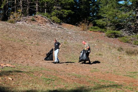 Stewardship at Mary's Peak - Trash No Land