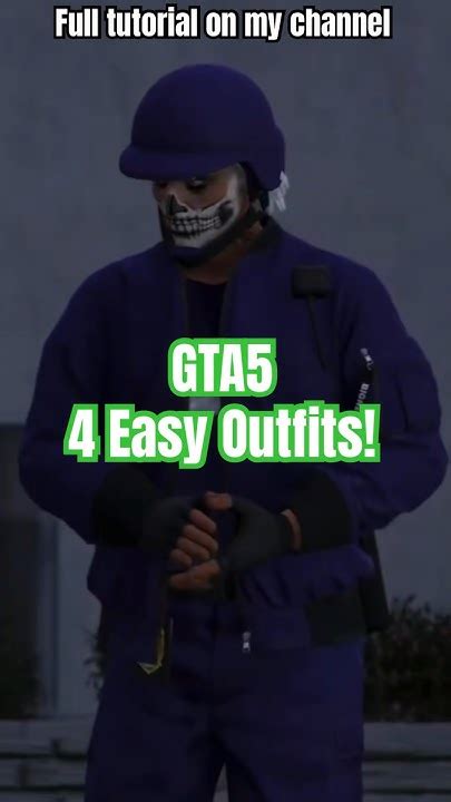 Gta5 4 Easy Male Outfits To Wear 💚 Gta5 Shorts Gta5online Gta5rp