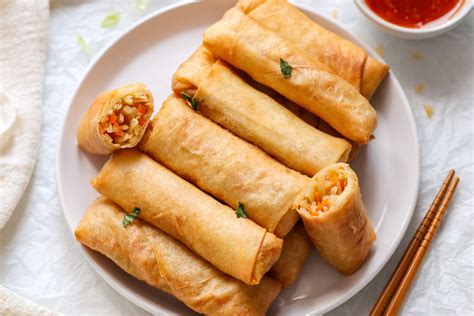 Vegetable Spring Rolls - My Morning Mocha