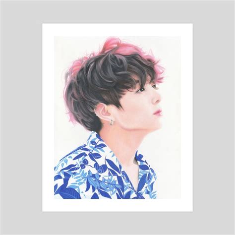 BTS Jungkook Drawing 1 An Art Print By Danielle Jungkooks Art Art