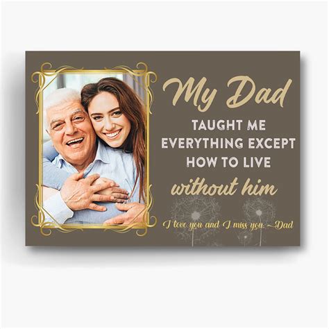 Amazon Personalized Memorial Canvas Wall Art For Mom Dad In Heaven