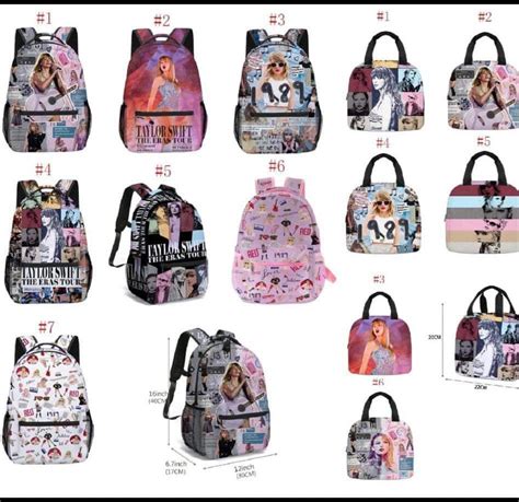 Taylor Swift Backpack Lunchbox Bundle Two Gingers And A Mom Custom Designs