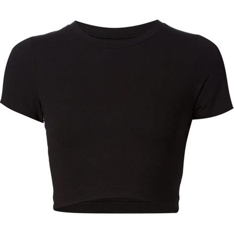 Black Crop Top Tee