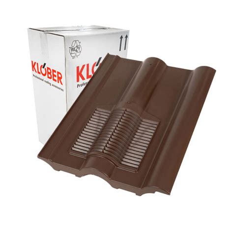 Klober Double Roman Roof Tile Vent Brown KG9857 3 0247 Box Of 10