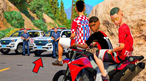 Nunca Vi Tanta Policia Na Rua Do Grau De Moto Gta Vida Real Youtube