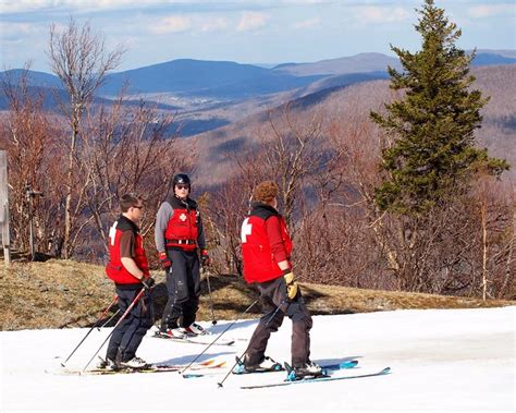 Ski Patrol Guides Hunter Mountain Ski Resort Catskills New York A