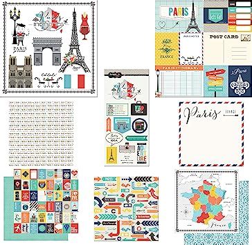 Amazon Scrapbook Customs Themed Paper And Stickers Scrapbook Kit