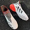 Сороконожки Adidas Predator Edge без шнурков, 36-40, серый: продажа ...