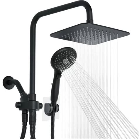 Hoomic Rain Dual Shower Head 1 75 Gpm Gpm Wayfair