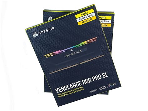 Corsair Vengeance RGB Pro SL DDR4-3600 4x8GB Memory Kit Review ...