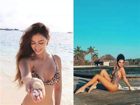 Bollywood Actresses Hot And Bold Animal Print Bikini Look See Photos अनमल परट बकनमधल