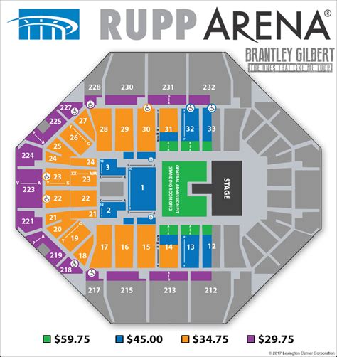 Rupp Arena Wwe Seating Chart A Visual Reference Of Charts Chart Master