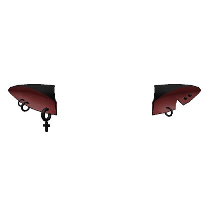 Black Red Elf Ears W Piercings Roblox Item Rolimon S