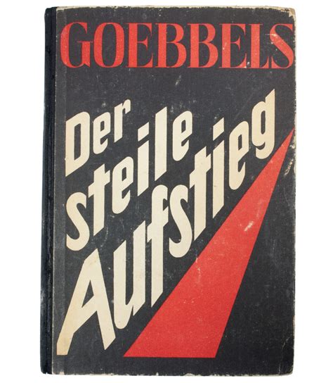 Book Goebbels Der Steile Aufstieg 1943