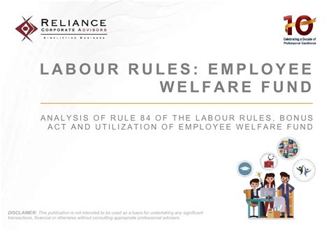 Labour Rules: Employee Welfare Fund