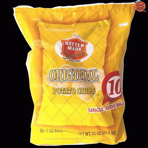 Better Made Original Potato Chips 10 Single Serve Bags Potato Chips Better Made The