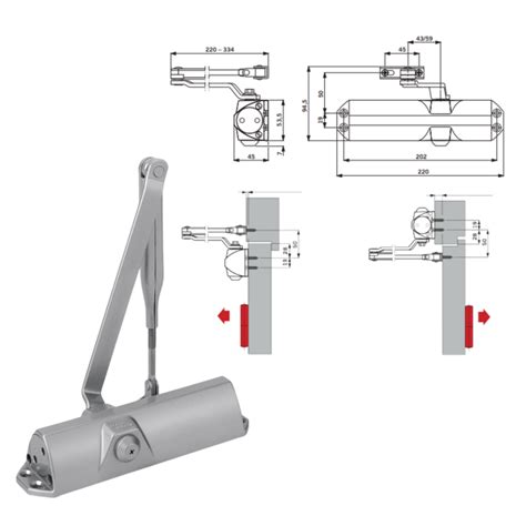 Cierrapuertas Tesa CT500 Solotec