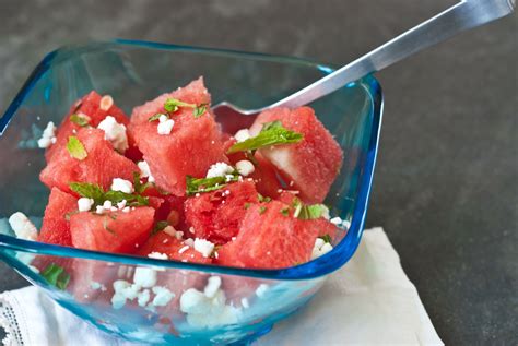 Watermelon Mint And Goat Cheese Welcome Summer