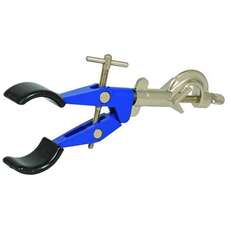 Two Prong, Vinyl Coated, Lab Clamp with Boss Head, 4.75" (12 cm ...