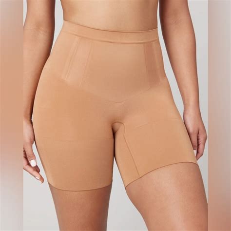 Spanx Intimates Sleepwear Nwt Spanx Oncore Midthigh Short In Naked Poshmark