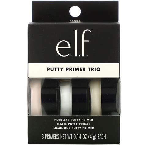 Elf Putty Primer Flawless Make Up Base Matte Luminous Trio And Mini