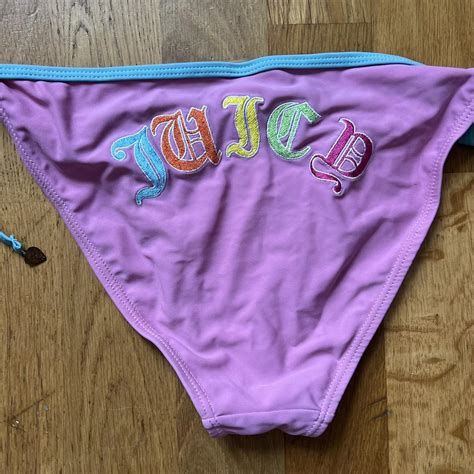 Vintage Juicy Couture Bikini Bottoms With Iconic Depop