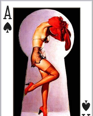 Gil Elvgrens Pin Up Playing Cards Porn Pictures XXX Photos Sex Images PICTOA