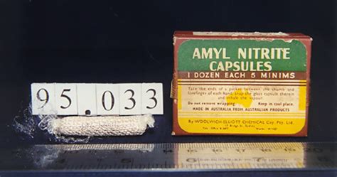 Amyl Nitrate; Woolwich-Elliott Chemical Company Pty Ltd.; 1995.033 on eHive