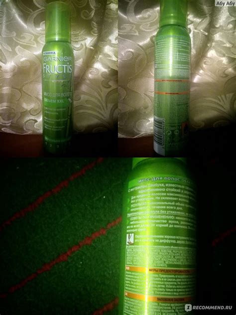 Мусс для волос Garnier Fructis Style «XXL ОБЪЕМ» - «Перфект мусс для ...