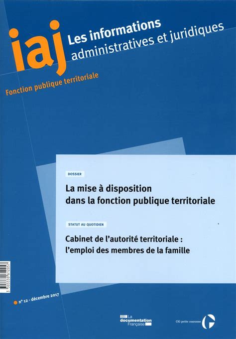 La mise à disposition dans la fonction publique territoriale vie