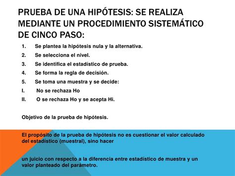 Prueba De Hipótesis