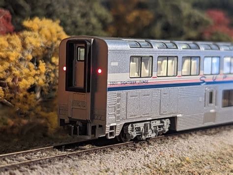 Custom Kato N Scale Amtrak Superliner Phase IV Dome Lounge 33011 from ...