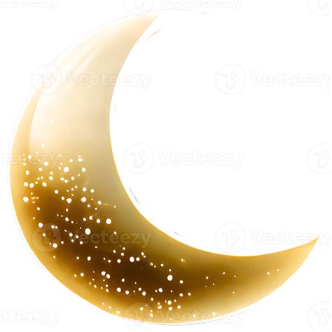 Moon emoji. Generative AI. 33259148 PNG