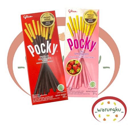 Pocky Gr Rasa Coklat Dan Stroberi Wafer Stick Enak Murah Lazada