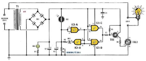 Un Interrupteur Cr Pusculaire Sch Ma Montage Electronique Schema