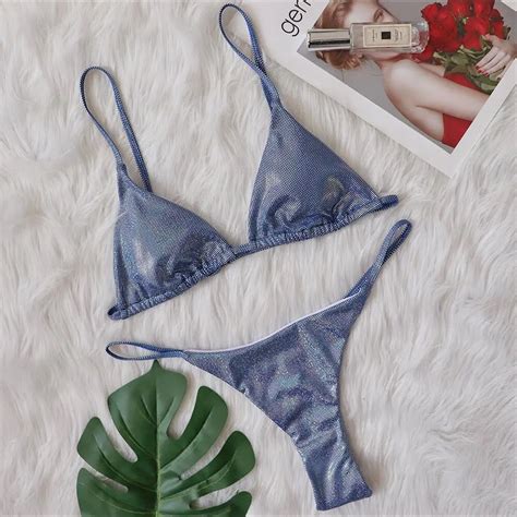 Wholesale Rhinestone Bikini Set Adult Luxury Fujian Manufacturer Sexy Crystal Diamond Micro