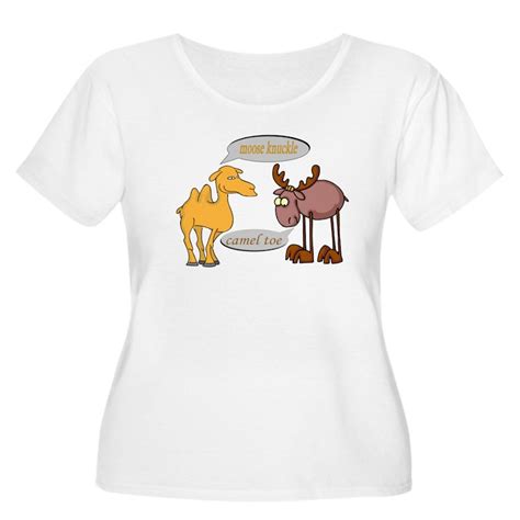 Moose Knuckle Camel Toe Womens Plus Size Scoop Neck T Shirt Moose Knuckle Camel Toe Womens