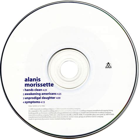 Car Tula Cd De Alanis Morissette Hands Clean Cd Single Portada