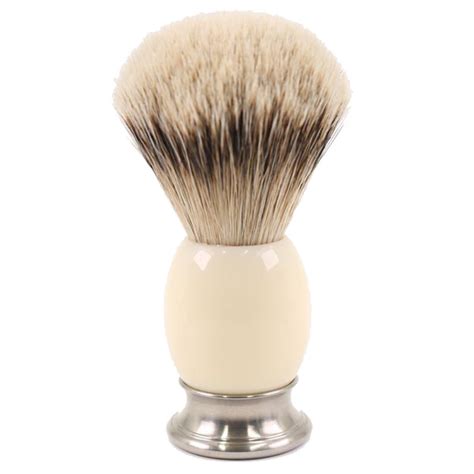 Yaqi White Classy Silvertip Brush Blade Shaving Shop Australia