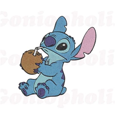 Lilo And Stitch Filled Embroidery Design 12 Instant Download Etsy