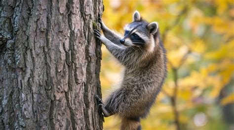 raccoon in tree, cute raccoon, wildlife photography, raccoon climbing ...