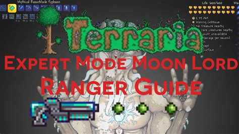 Terraria Expert Moon Lord Ranger Guide Youtube