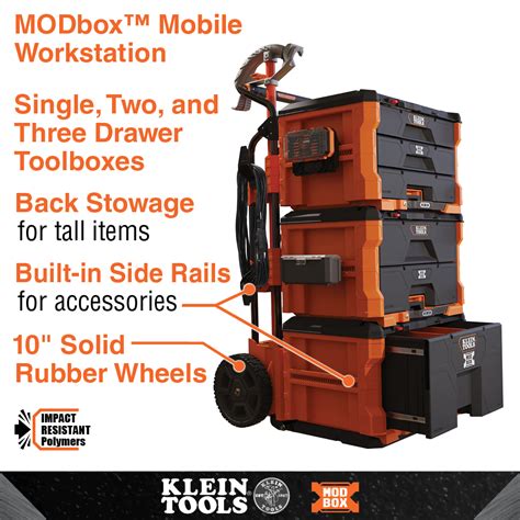 Modbox™ Two Drawer Toolbox 54822mb Klein Tools