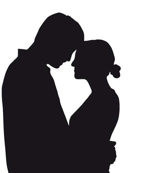 Couple Silhouette Love Woman Man Free Image From