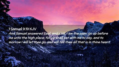 1 Samuel 919 Kjv Desktop Wallpaper And Samuel Answered Saul And