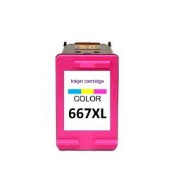 Oferta Cart Ink Alt Hp 667xl Color Al Mejor Precio