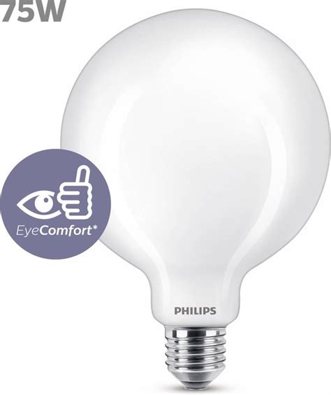 Philips Glass Globe LED E27 8 5W 75W Warm Wit Licht Niet