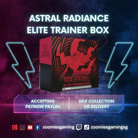 PO Pokemon Astral Radiance Elite Trainer Box Case Hobbies Toys