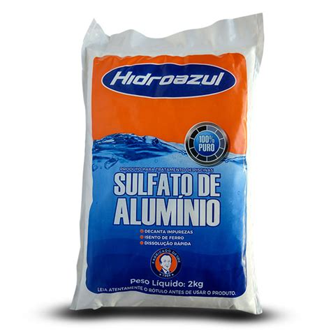 SULFATO DE ALUMINIO DECANTADOR HIDROAZUL 2KG Shopee Brasil